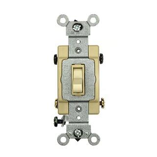 Leviton 20 Amp Commercial Grade 4-Way Toggle Switch Ivory 54524-2I