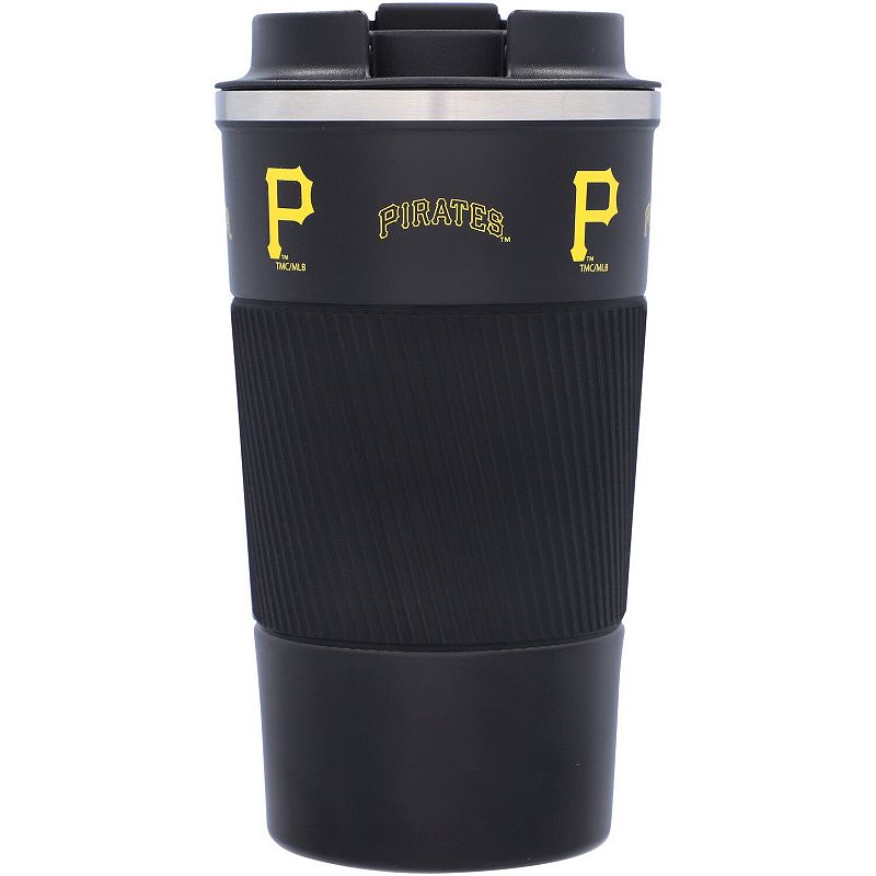 Pittsburgh Pirates 18oz Coffee Tumbler with Silicone Grip