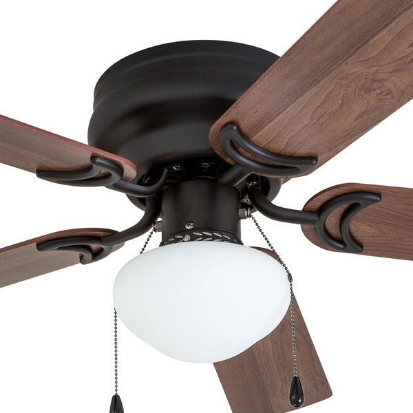 Prominence Home Alvina Ceiling Fan， Traditional， Hugger / Low Profile， LED Globe Light， Bronze - 42-inch Shopping - The Best Deals on Ceiling Fans | 31036780