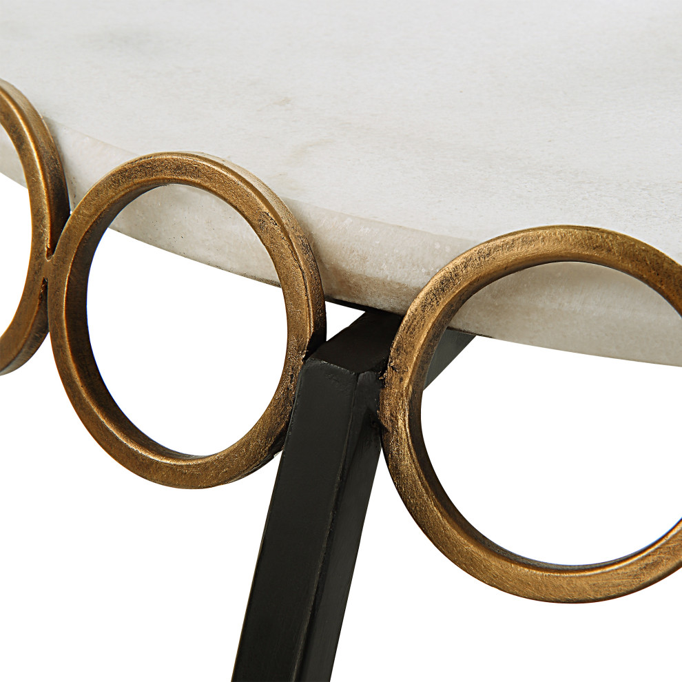 Chainlink Side Table   Side Tables And End Tables   by Uttermost  Houzz