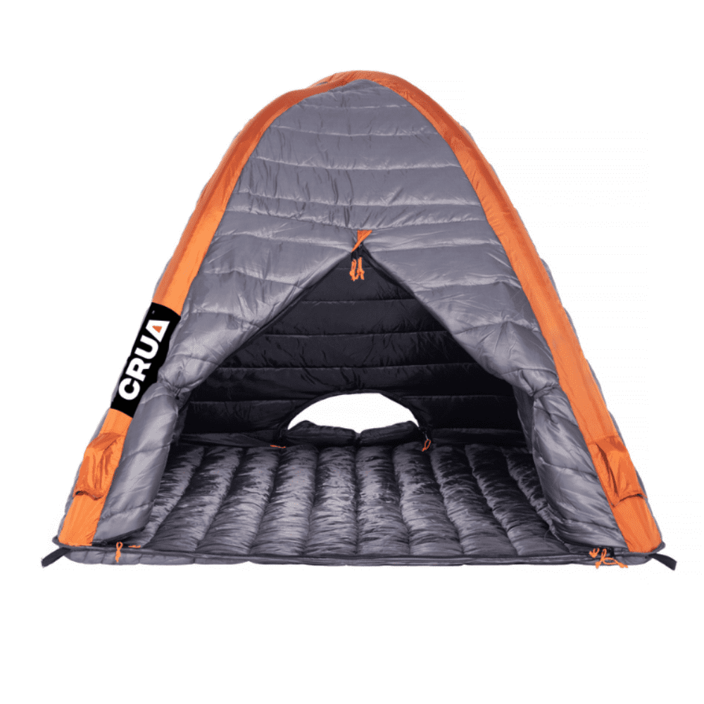 Crua Outdoors Culla 2-Person Dome Inner Camping Tent， Insulated， Dampens Noise and Light， Grey