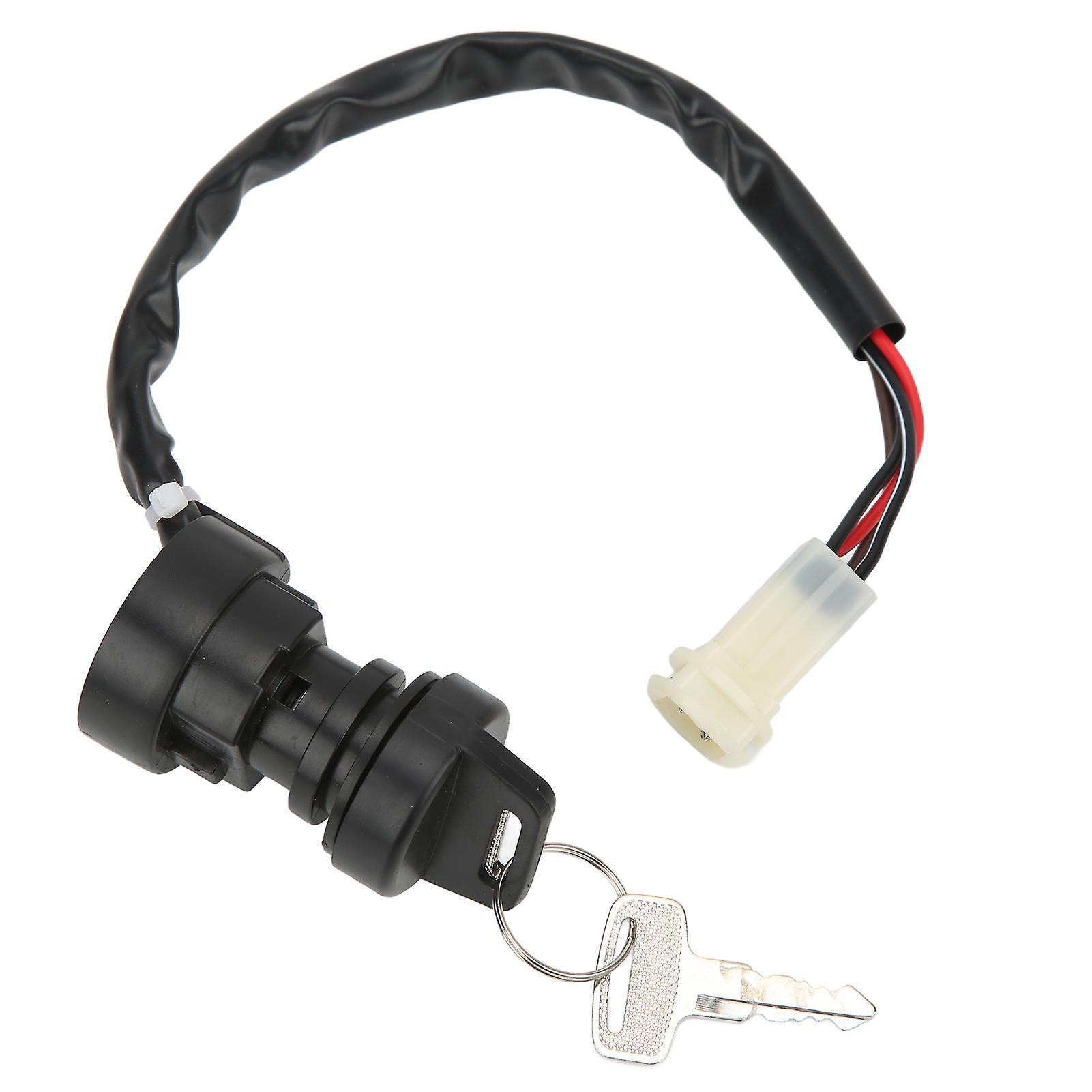 Ignition Switch With 2 Keys 2fj825100200 Plug And Play Replacement For Badger 80 Yfm80 Atv 19851998