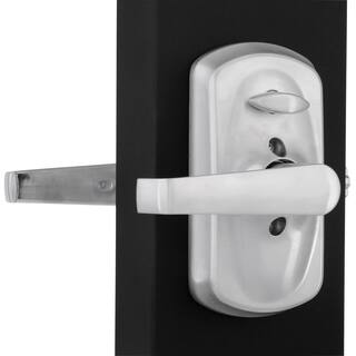 Schlage Plymouth Satin Chrome Electronic Keypad Door Lock with Elan Handle and Flex Lock FE595CS PLY V ELA 626