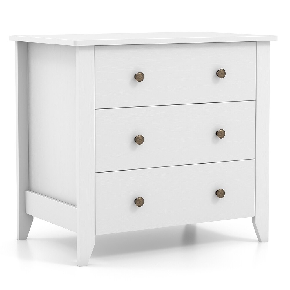 3 Drawer Dresser Chest of Drawers Bedside Table