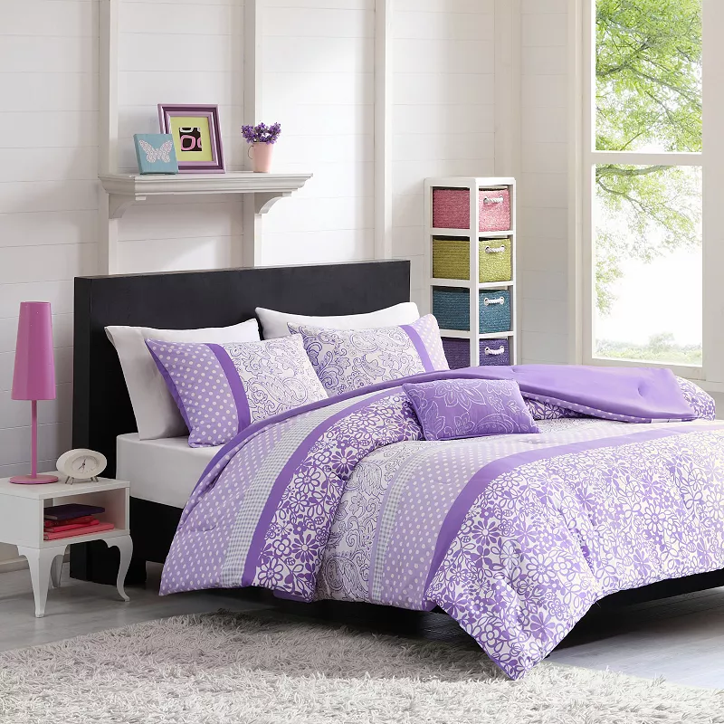 Mi Zone Sadie Comforter Set with Throw Pillow