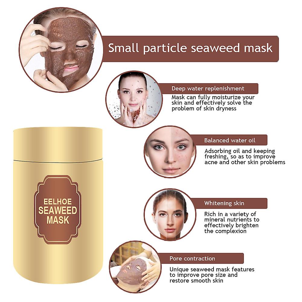 Foreign Tradecross-border Seaweed Mask Hydration Skin Rejuvenation Shrinkage Pores Moisturizing Apply Leave-in Mask Skin Care Products