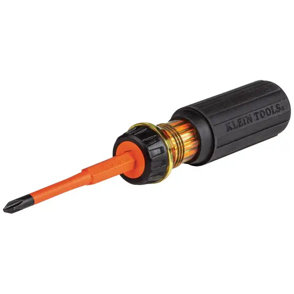 Klein Tools 2-in-1 Flip-Blade Insulated Screwdriver