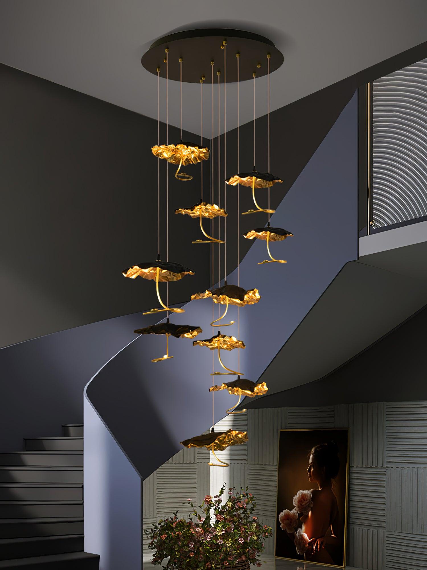 Brass Aviary Constellation Chandelier