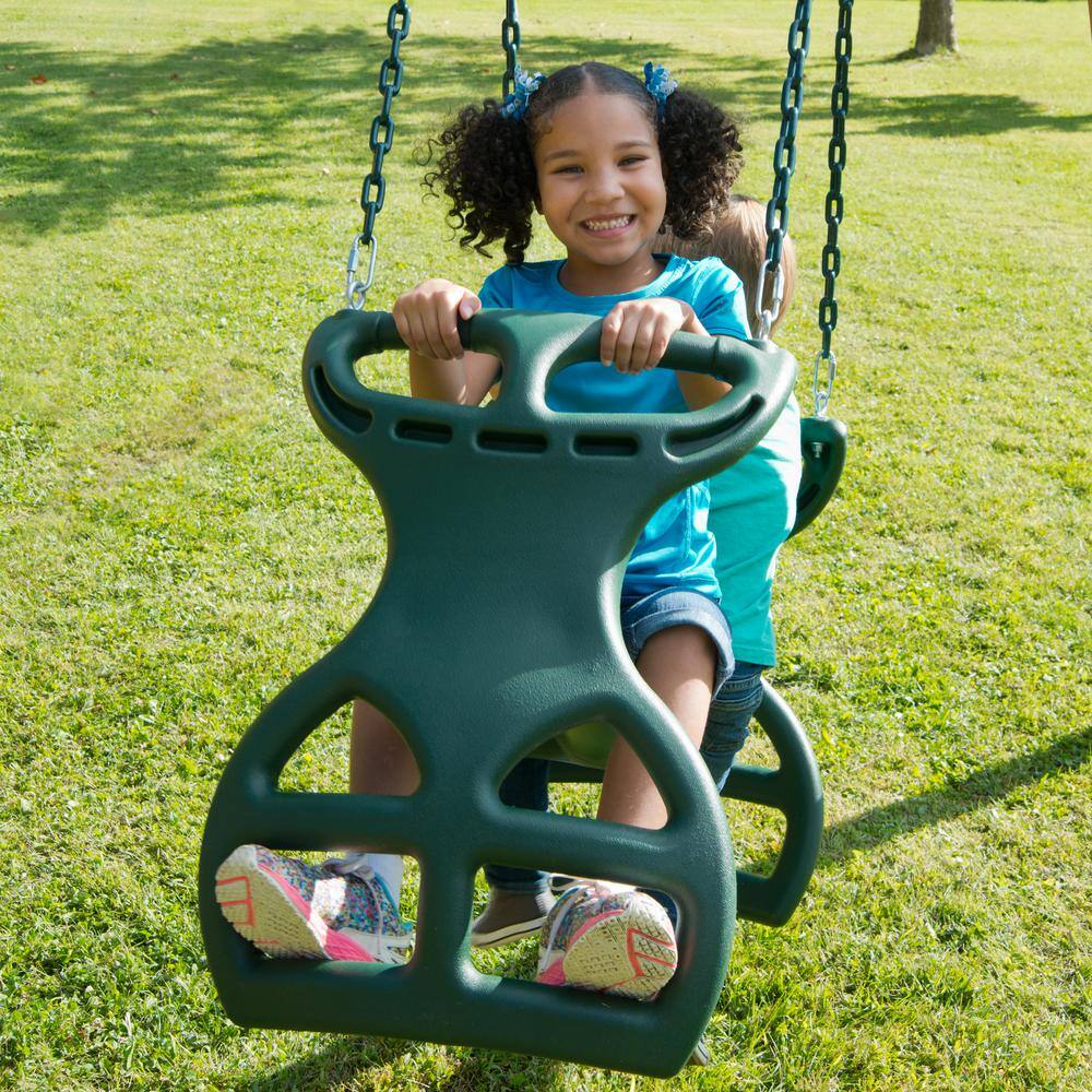 Swing-N-Slide Playsets Dual-Ride Glider Swing NE 3452