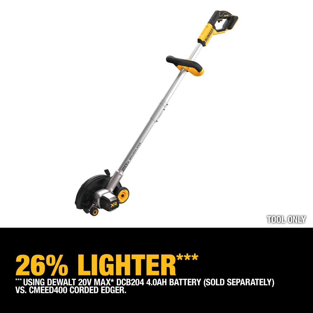 DEWALT 20V MAX* Brushless Cordless Edger Bare Tool DCED400B from DEWALT