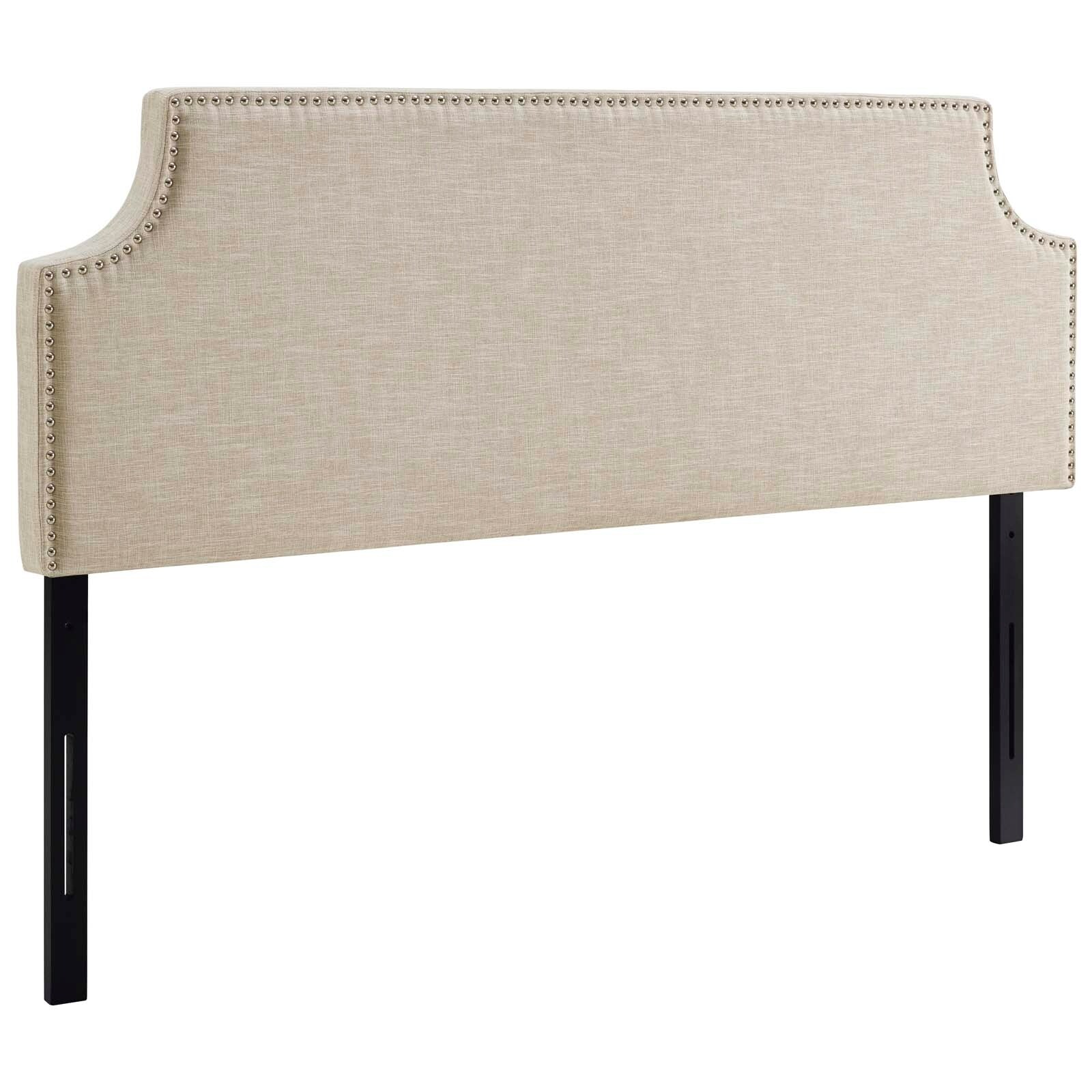 Laura Queen Upholstered Fabric Headboard - - 19427834