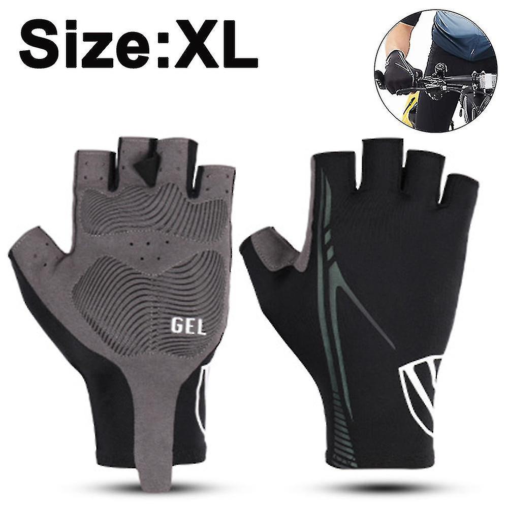 Half Finger Cycling Gloves For Men And Women Padded Road Bike Gloves Shockproof Breathable Mountain Biking Gloves For Running，motorcycle，work Out