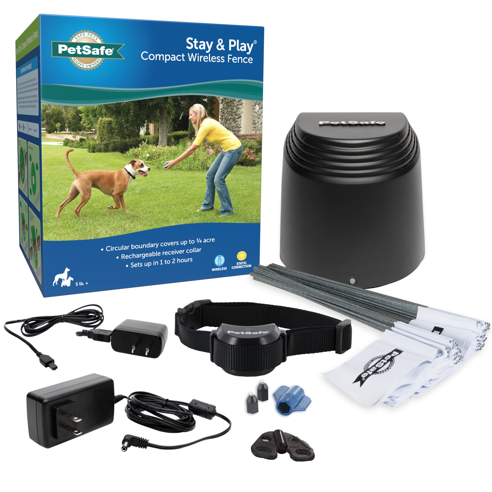 PetSafe Stay  Play Compact Wireless Fence for Dogs