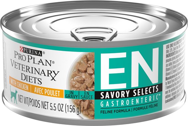 Purina Pro Plan Veterinary Diets EN Gastroenteric Savory Selects in Gravy with Chicken Wet Cat Food