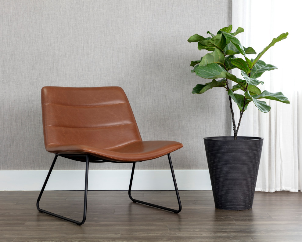 Farren Lounge Chair Hazelnut   Transitional   Armchairs And Accent Chairs   by Sunpan Modern Home  Houzz