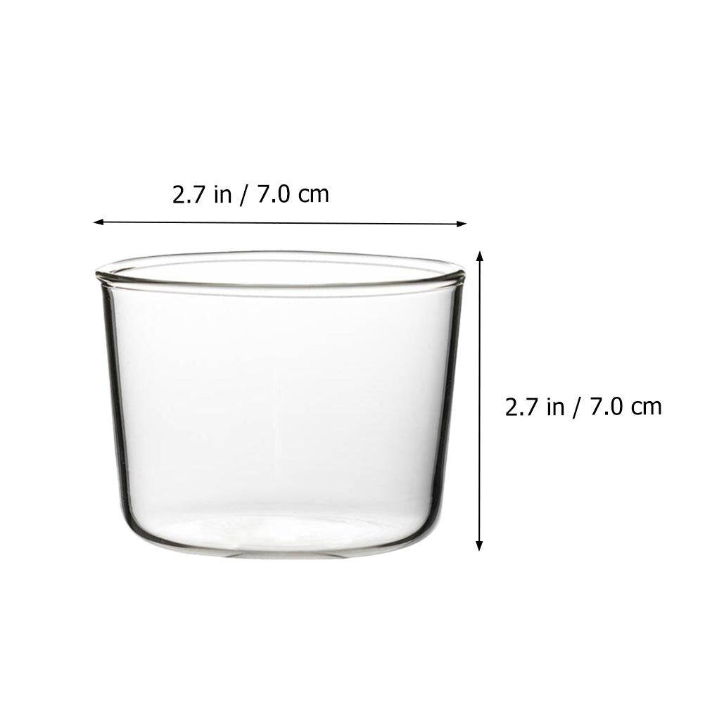 Nuolux Cups Dessert Glasses Parfait Bowls Trifle Tasting Jars Pudding Yogurt Appetizer Bowl Ice Cream Tasters Container Glass