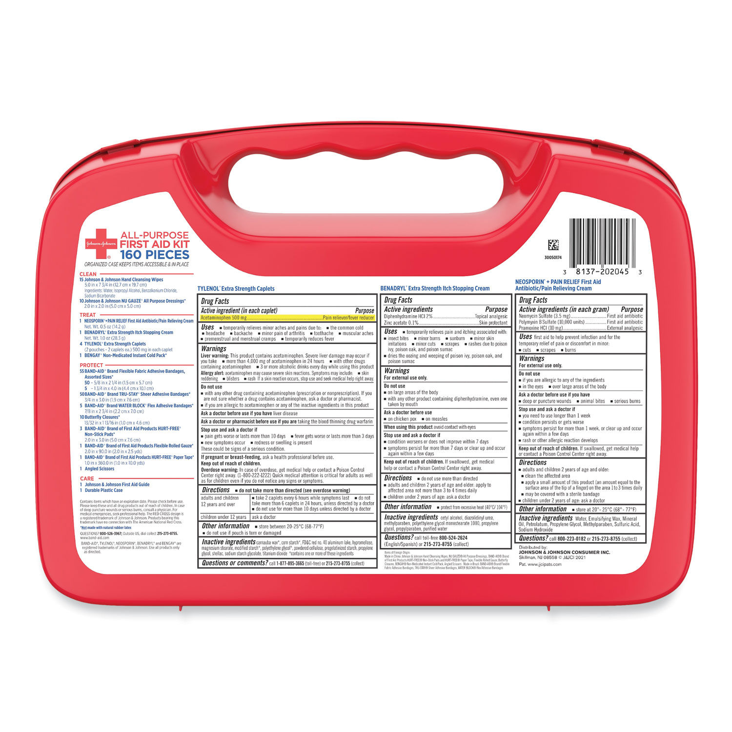 All-Purpose First Aid Kit by Johnson and Johnsonandreg; Red Crossandreg; JOJ202045