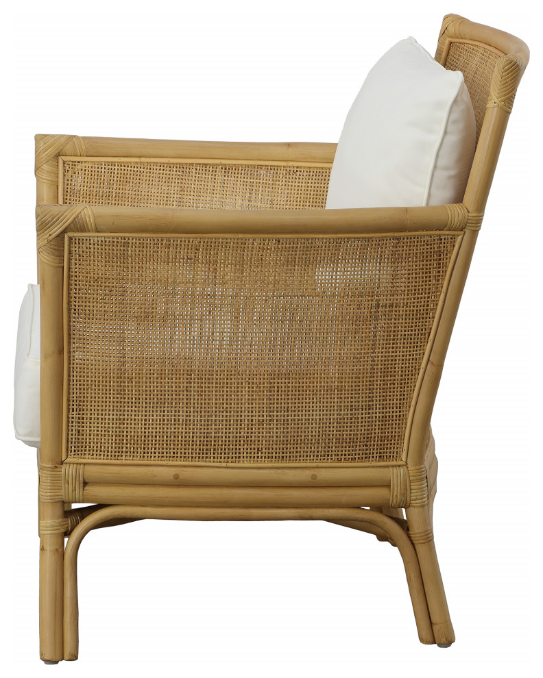 Pacific Rattan Armchair   Tropical   Armchairs And Accent Chairs   by Ownax  Houzz