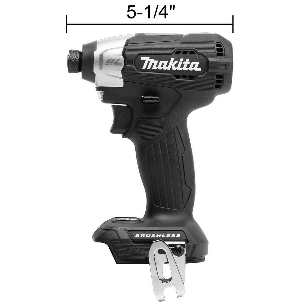 Makita 18V LXT Sub-Compact Lithium-Ion Brushless Cordless Impact Driver (Tool Only) XDT18ZB