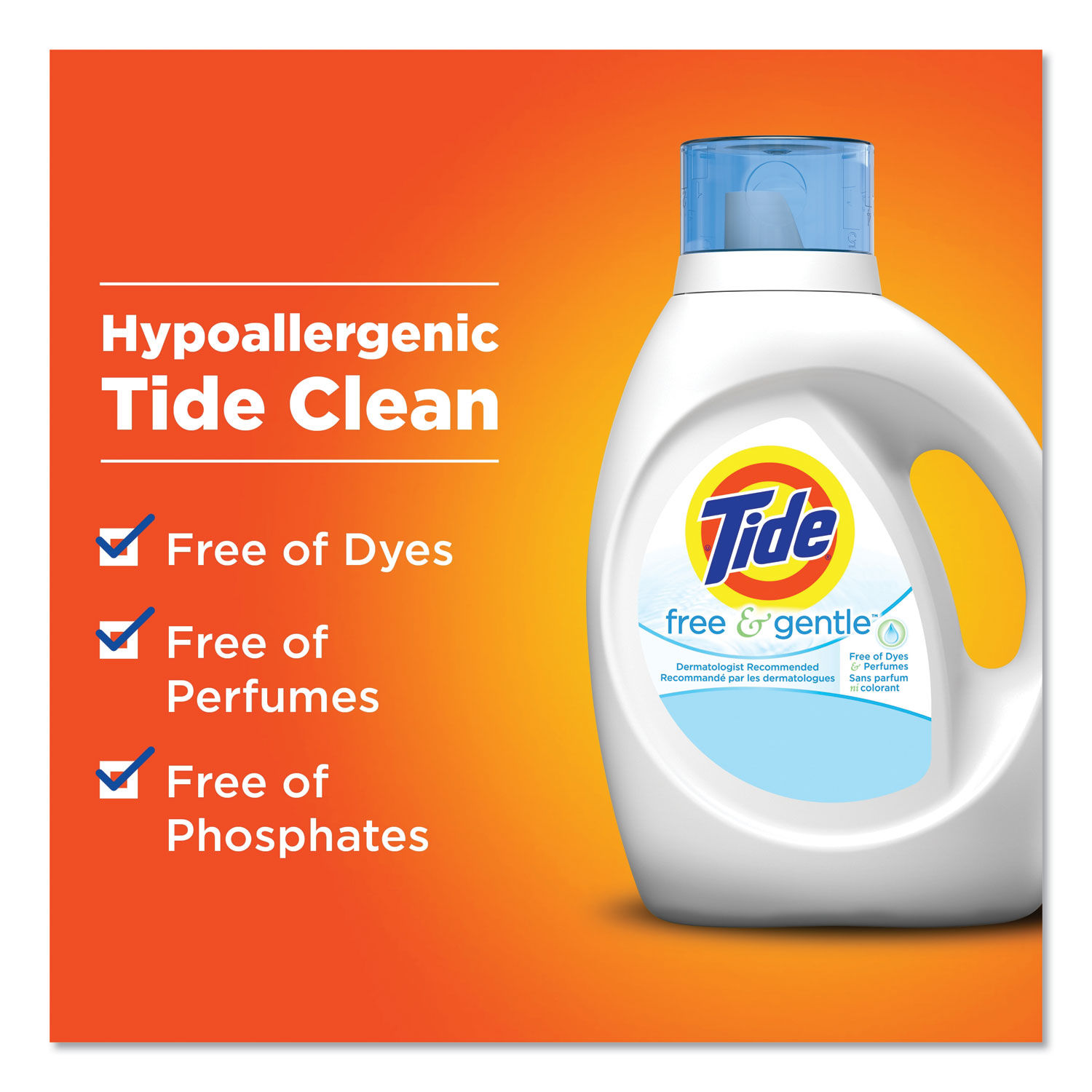 Free and Gentle Liquid Laundry Detergent by Tideandreg; PGC41829