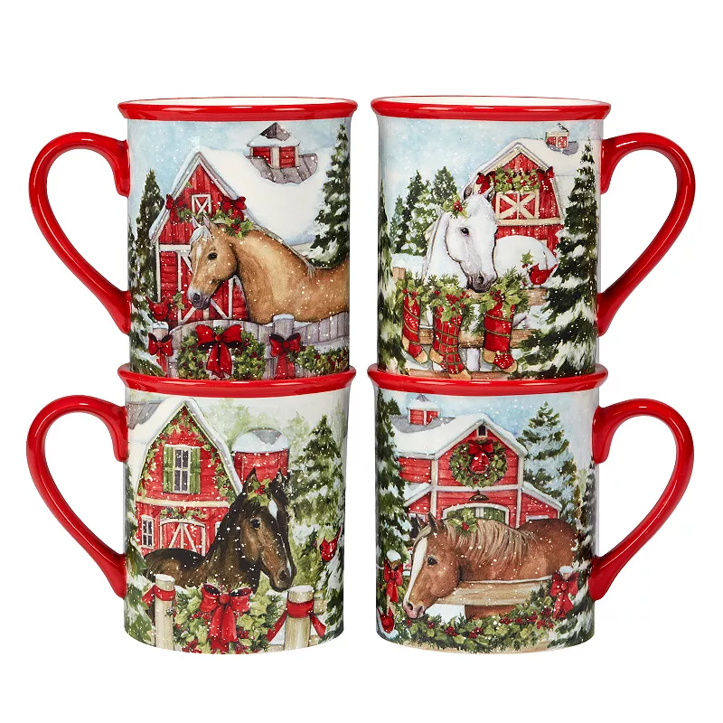 Certified International Homestead Christmas 16-pc. Dinnerware Set