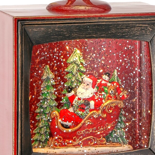 6.5Led Santa Tv Water Globe