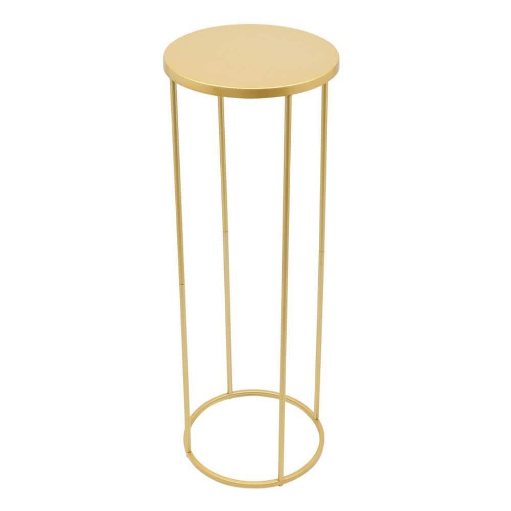 YIYIBYUS 39.4 in. x 13.8 in. Gold Steel Display Holder Decorations Wedding Centerpieces IndoorOutdoor Plant Stand (10-Pieces) JJOU7AZ6WDZJ8