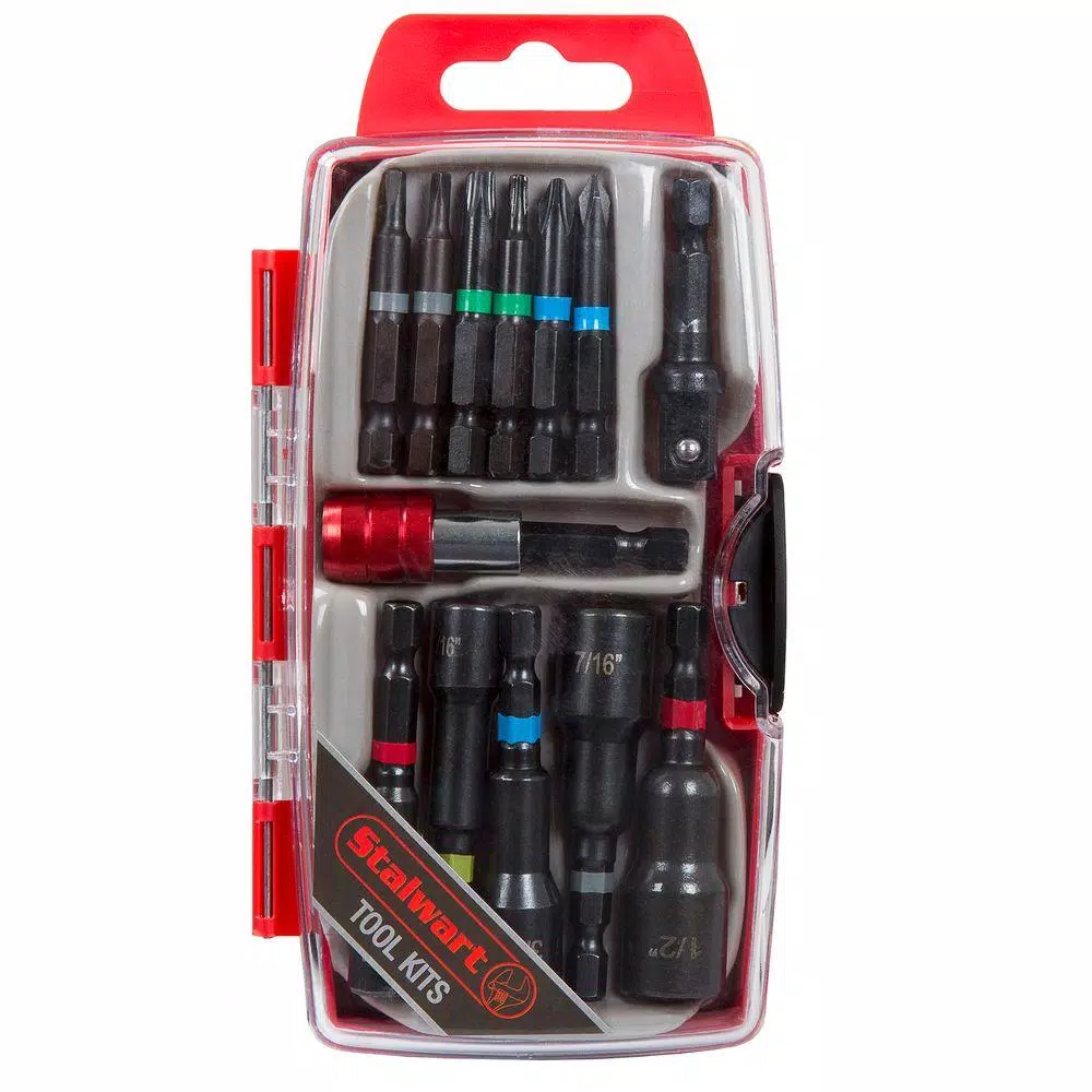 Stalwart Power Bit and SAE Nut Driver Set (13-Piece) and#8211; XDC Depot