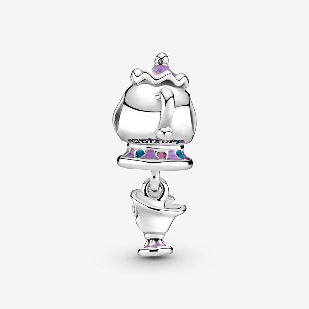 PANDORA  Disney Beauty and the Beast Mrs. Potts and Chip Dangle Charm