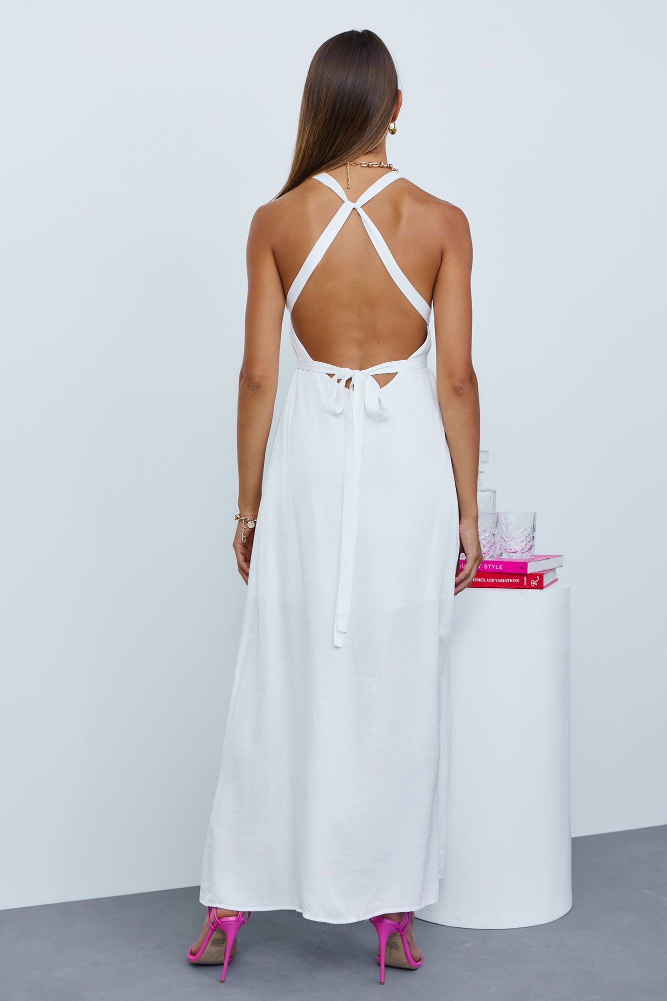 Embrace It Maxi Dress White