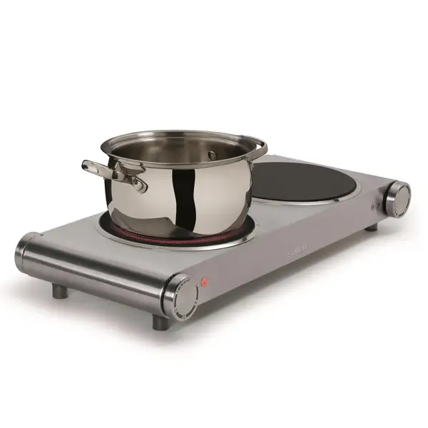 Salton Infrared Portable Cooktop Dual Burner