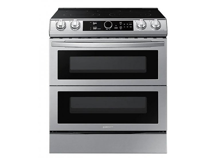  ADA 6.3 Cu. Ft. Fingerprint Resistant Stainless Steel Flex Duo Slide-in Electric Range With Smart Dial， Air Fry and Wi-Fi