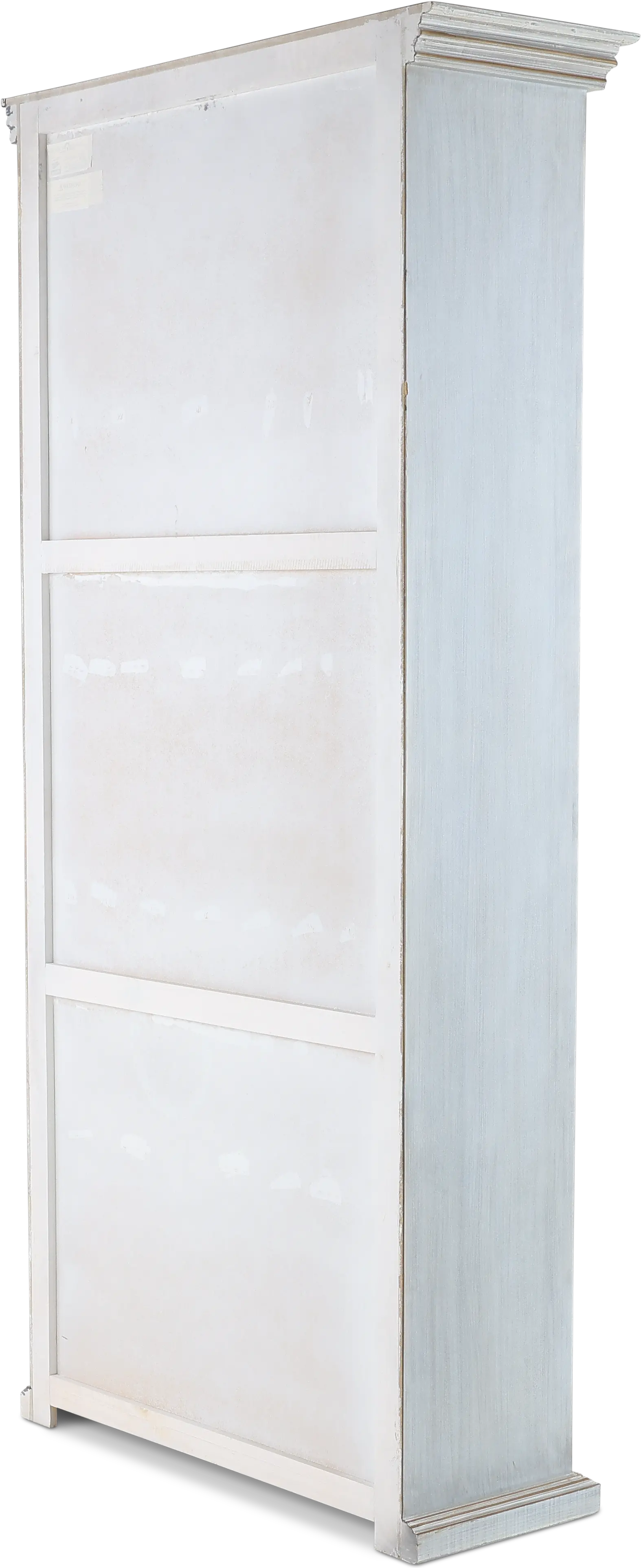 Florence Gray Two Tone Tall Display Cabinet