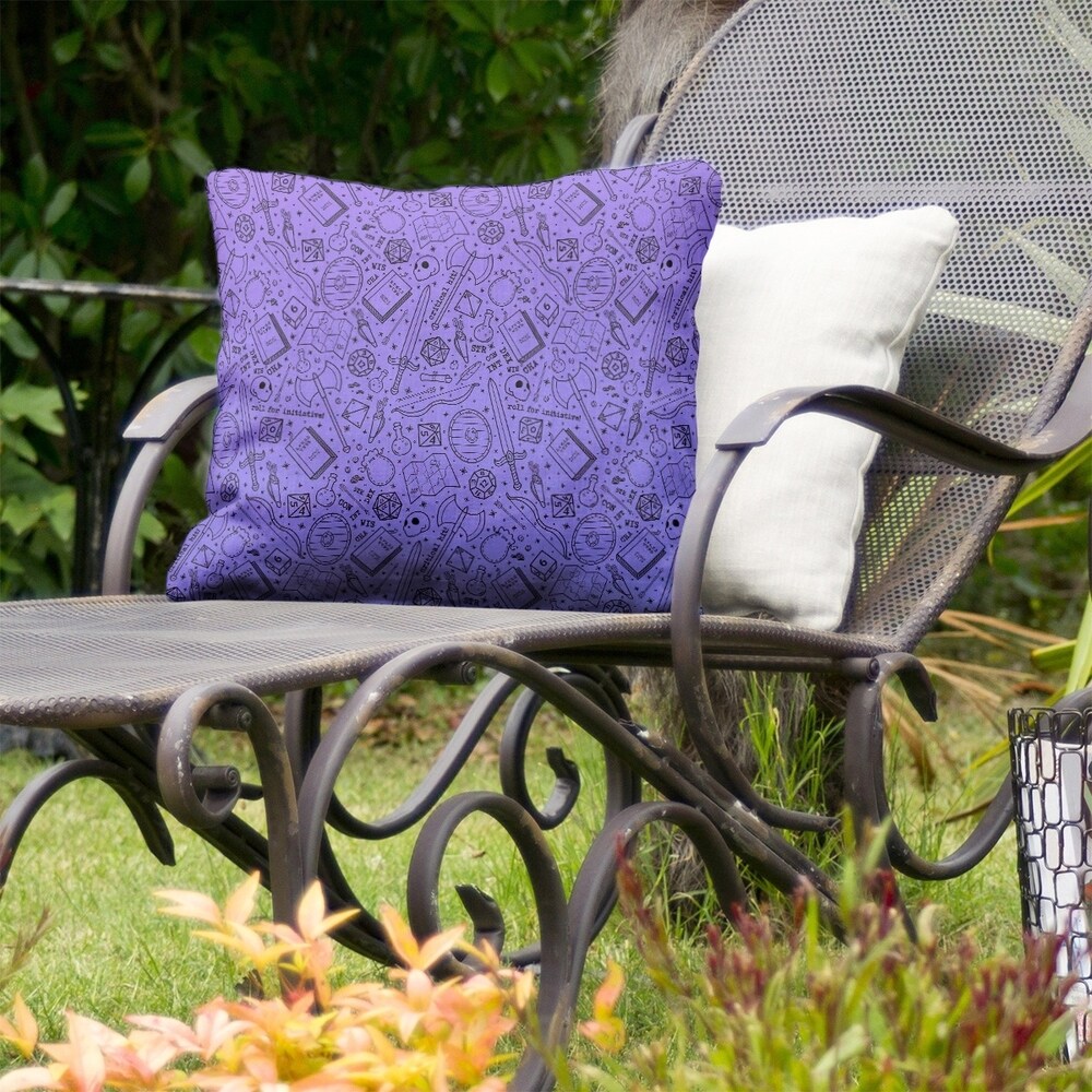 Ombre RPG Pattern Indoor/Outdoor Pillow