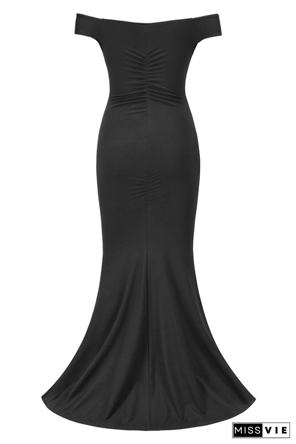 Off Shoulder Backless Evening Bodycon Dress Wholesale