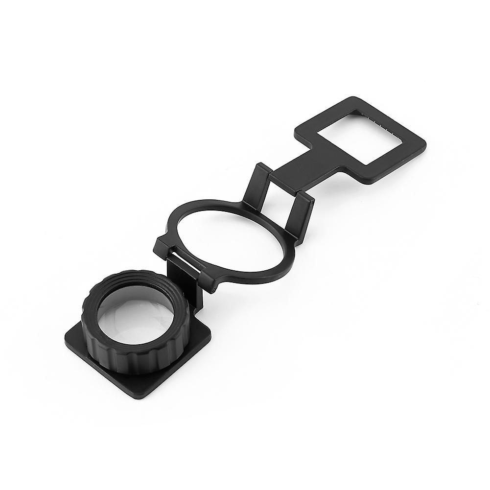 15x Portable Foldable Magnifier Stand Magnifying Glass Lens Loupe Measure Scale