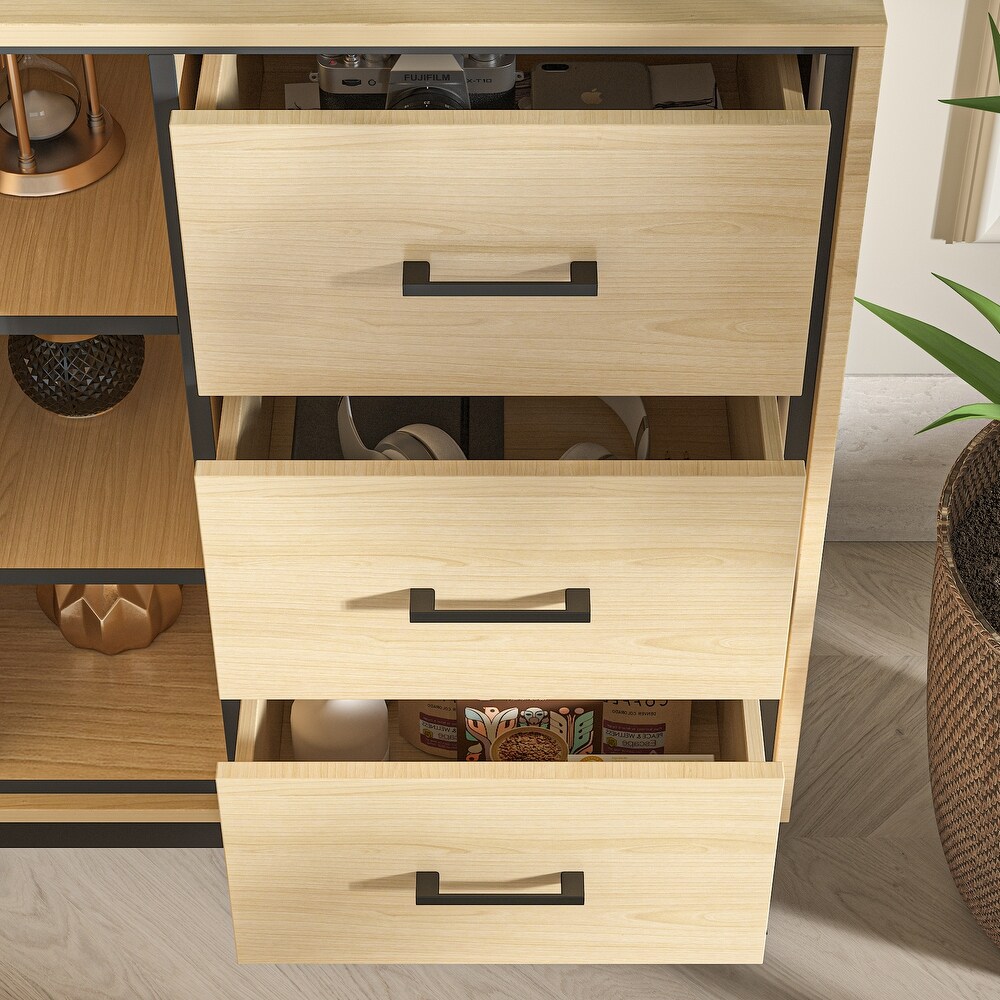 Large Versatile Buffet: Organize and Display with Elegance Dresser