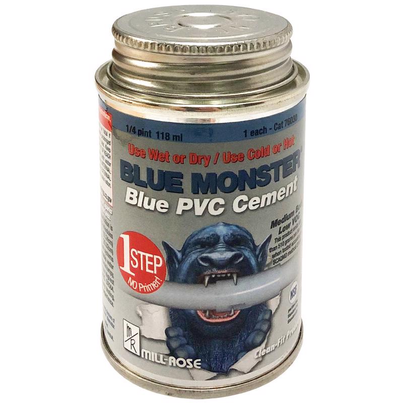 BLUE PVC CEMENT 1/4PT