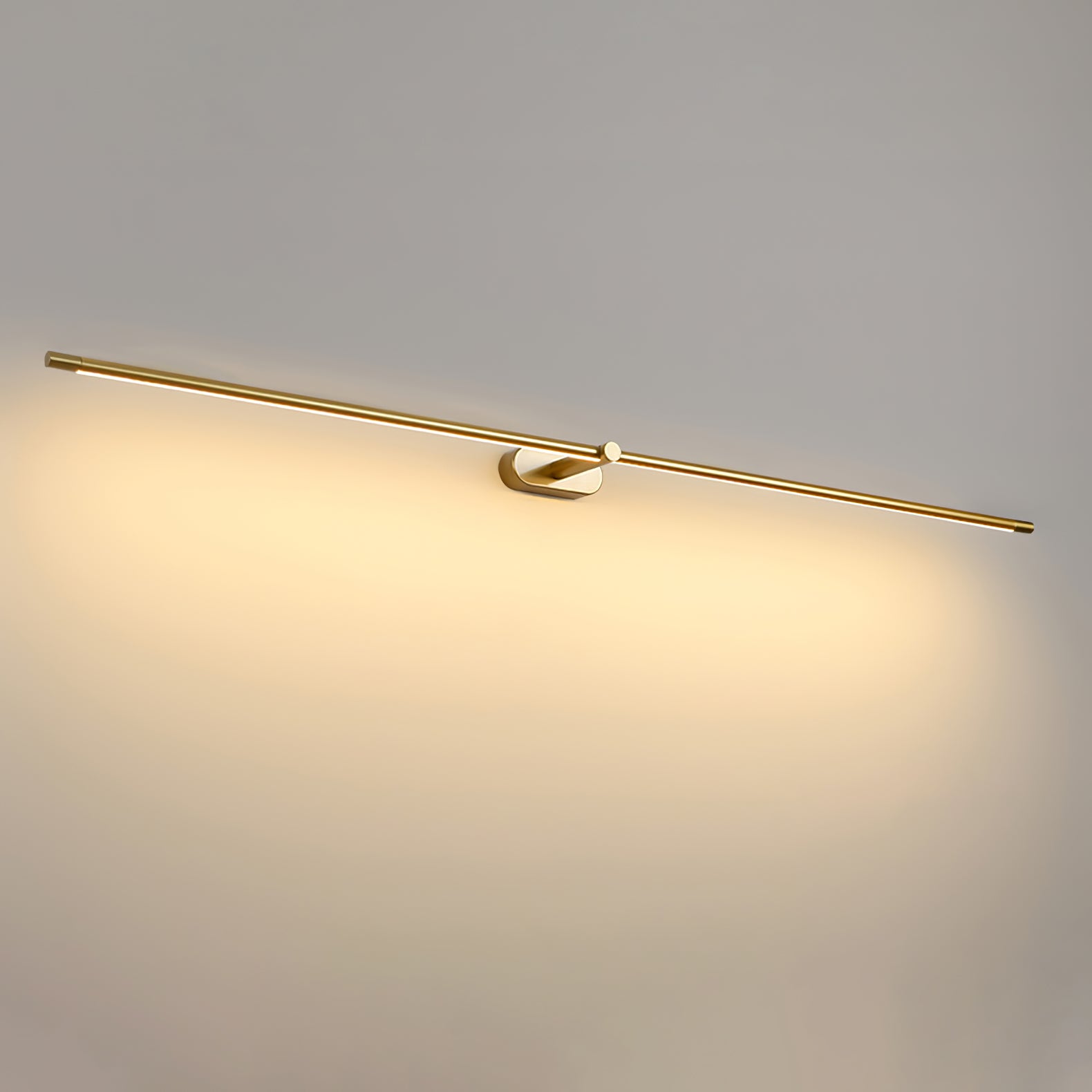 Minimalist Linear Plug-in Wall Lamp