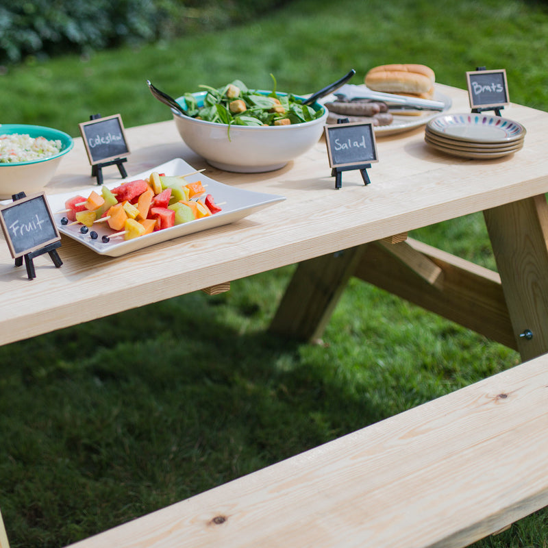 PICNIC TABLE WOOD 6'