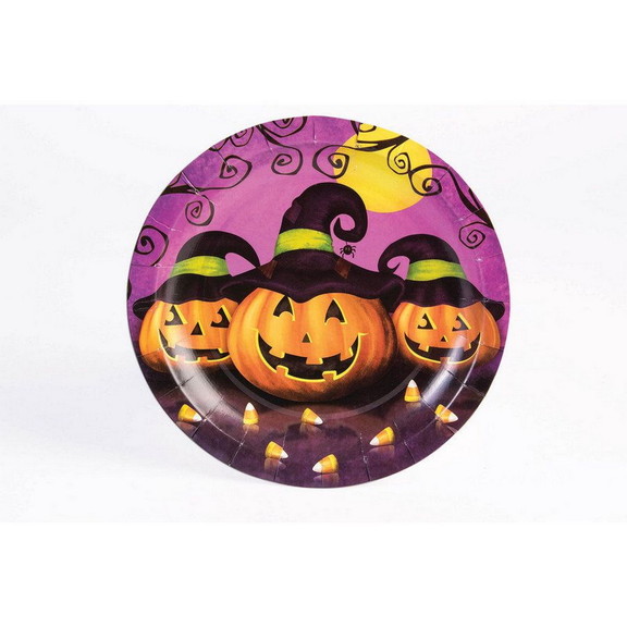 Ruby Slipper Sales 305632 Pumpkin 7 Plate (8)   N...