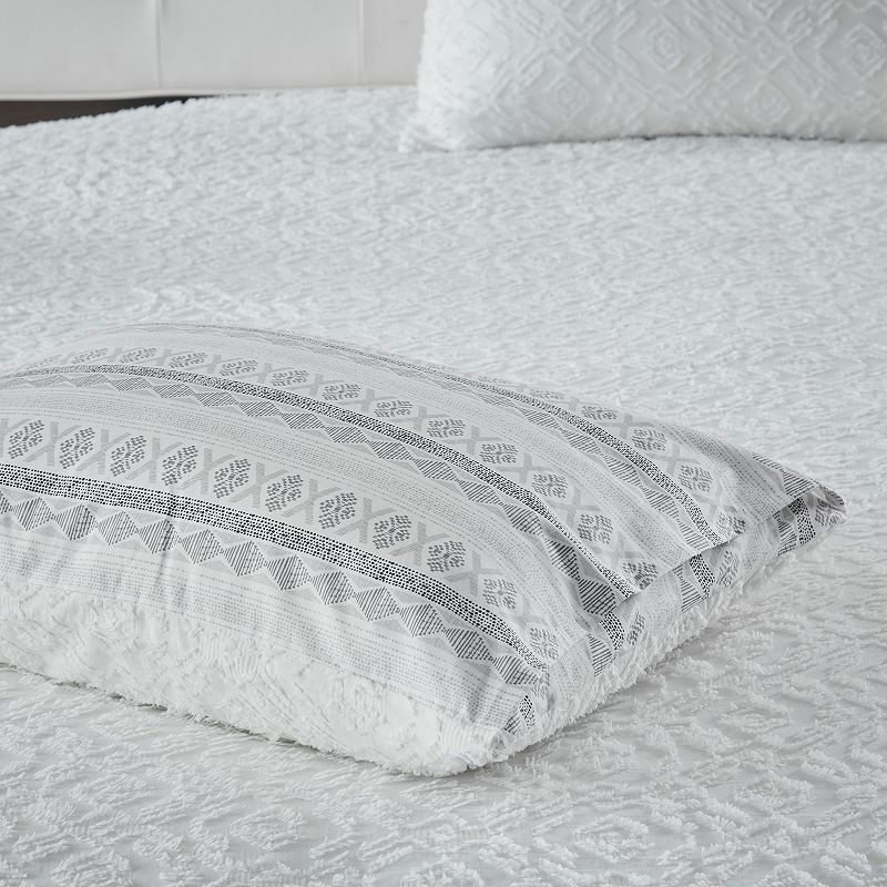 INK+IVY Mill Valley Reversible Cotton Duvet Cover Set with Shams