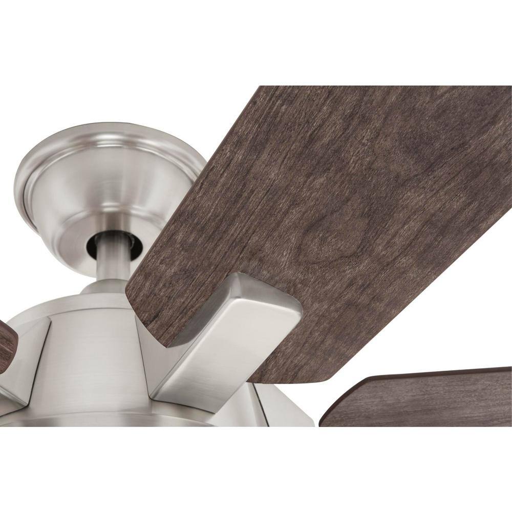 Home Decorators Collection Carden 66 in. LED Brushed Nickel Ceiling Fan with Light and Remote Control AM852-BN