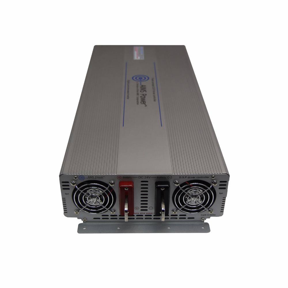 AIMS POWER 3000-Watt Pure Sine Industrial Grade Inverter 24-Volt DC to 120-Volt AC PWRIG300024120S