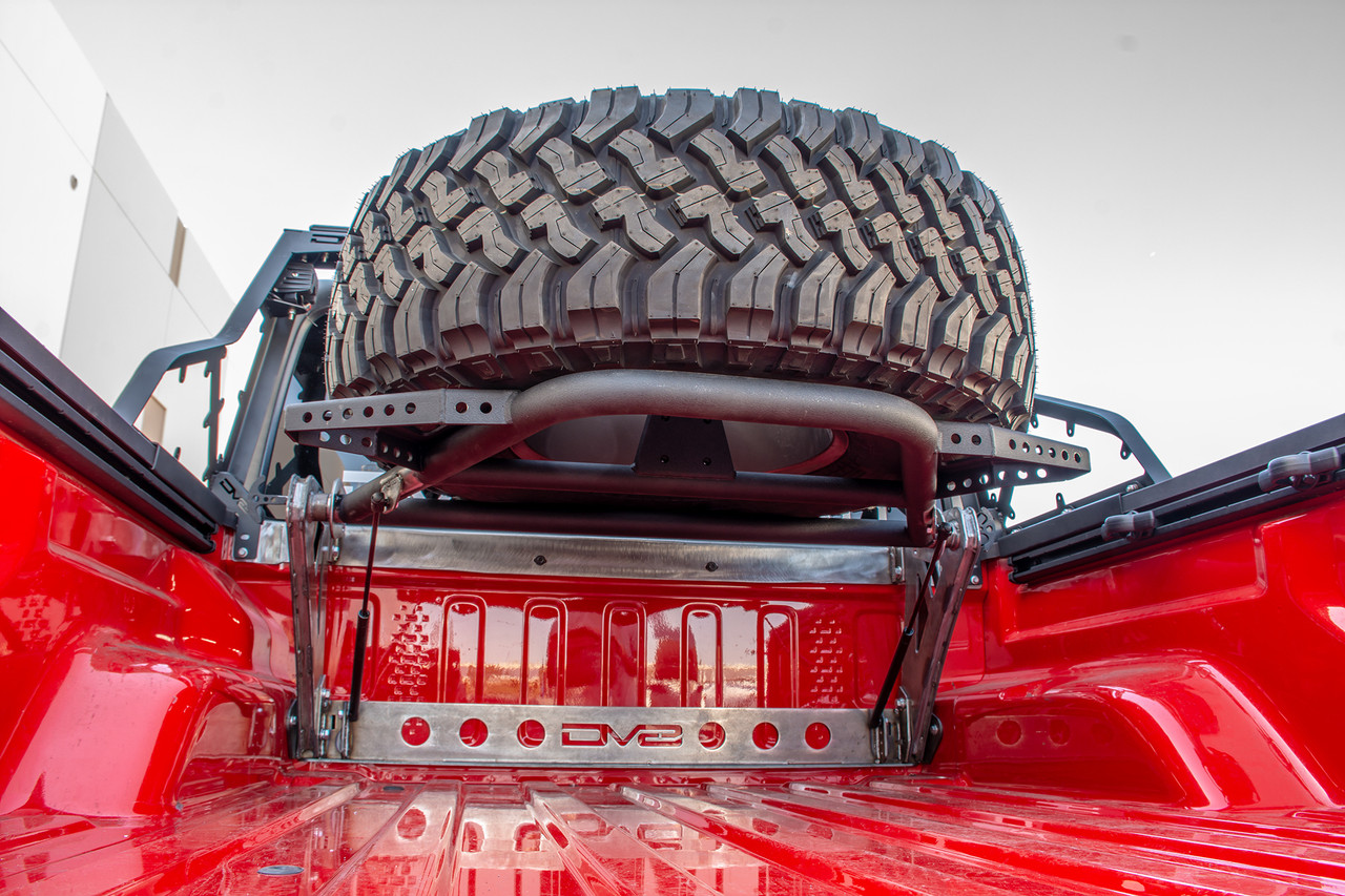 DV8 Offroad Adjustable Tire Carrier Spare Tire Carrier