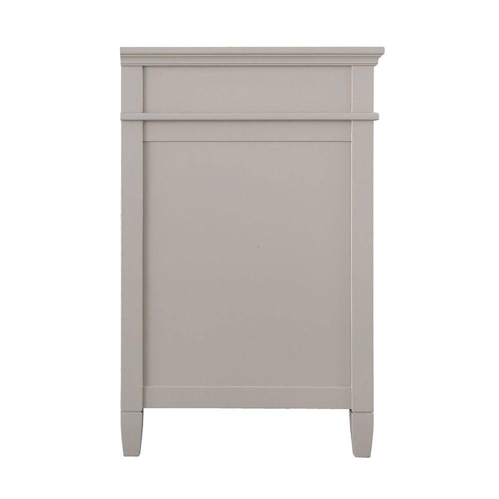 Home Decorators Collection Ashburn 36 in W x 2175 in D Vanity Cabinet in Grey