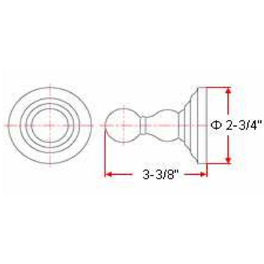 Design House Calisto Single Robe Hook in Satin Nickel 538389