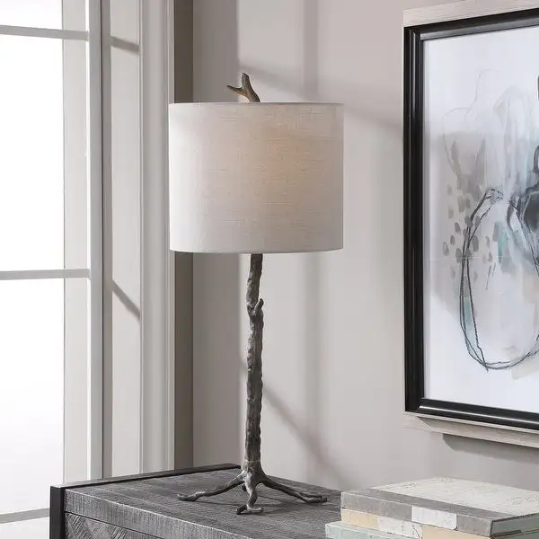 Dark Gunmetal 1-light Table Lamp