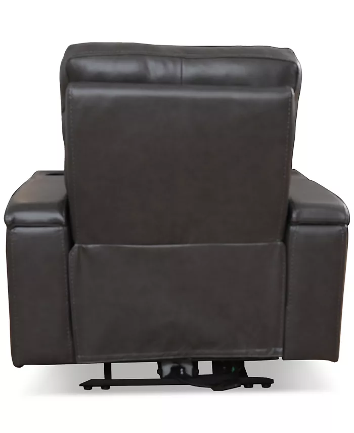 Furniture Greymel 37 Leather Chair with Power Headrest