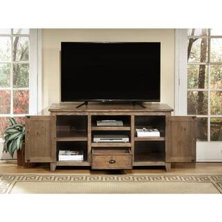 Martin Svensson Home Monterey Natural Metal TV Stand Fits TVs Up to 65 in. with Cable Management 909804